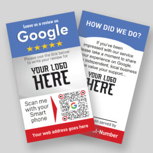 Google review card for restaurants