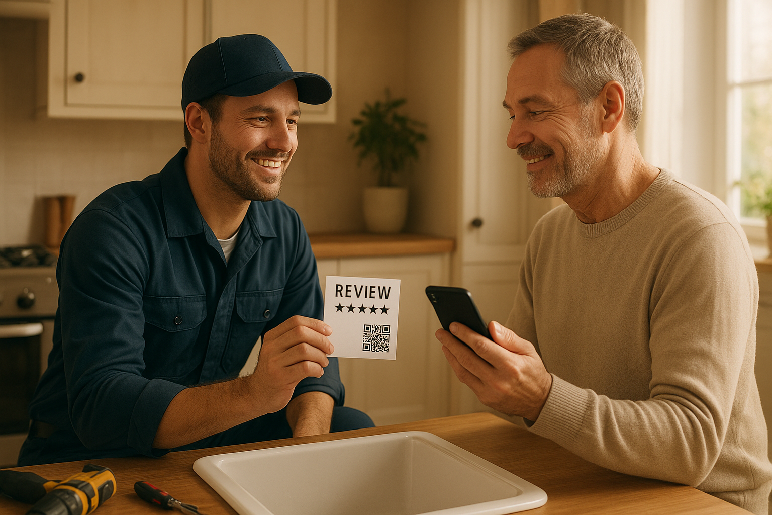 review cards for tradespeople — Review Cards UK guide